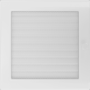 Krbová mřížka 22x22 BASIC bílá s žaluzií