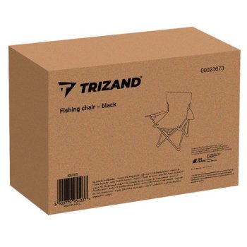 TRIZAND K23673 Černá rybářská židle