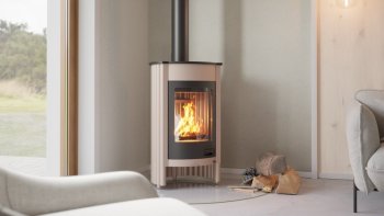 HS FLAMINGO krbová kamna MASTERFLAMME Medie I - krémová