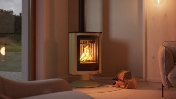 HS FLAMINGO krbová kamna MASTERFLAMME Piccolo II - olivová