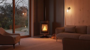 HS FLAMINGO krbová kamna MASTERFLAMME Medie II - šedá