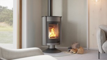 HS FLAMINGO krbová kamna MASTERFLAMME Medie II - šedá