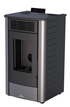 Peletová kamna Bronpi RITA, 8 kW, šedá