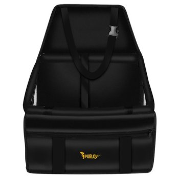 PURLOV 20973 Autosedačka pro psa 40 x 30 x 40 cm černá