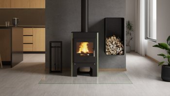 HS FLAMINGO krbová kamna ESPO III olivová