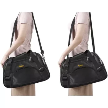 PURLOV 20940 Přepravní taška pro psy/kočky černá