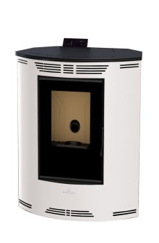 Peletová kamna Bronpi PRINCESA, 10,3 kW, slonovina