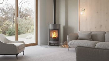 HS FLAMINGO krbová kamna MASTERFLAMME Grande I - šedá