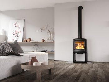 Krbová kamna NORDflam KIRUNA, 8,4 kW, černá