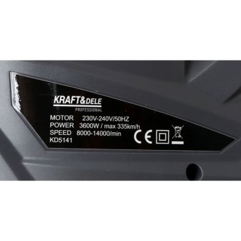 Kraft&Dele elektrický foukač/vysavač 3600W KD5141