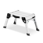 Hliníkové skládací schůdky HIGHER ML-207, pracovní výška 234 cm