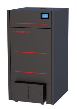 Peletová kamna s výměníkem Bronpi HYDROCONFORT-27, 26 kW, černá