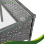 Zahradní nábytek z technoratanu Gardlov 26907, 2 křesla, pohovka a stolek, antracitový