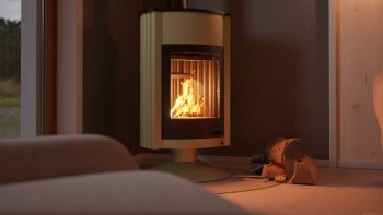 Krbová kamna MASTERFLAMME ® Grande II, olivová