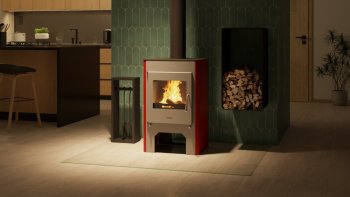 HS FLAMINGO krbová kamna ESPO III červená