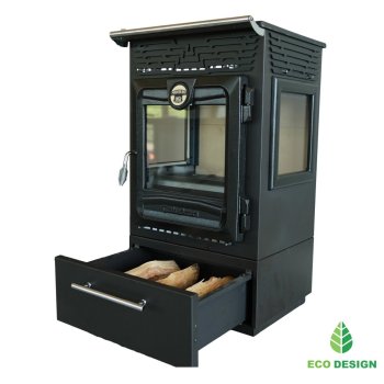 CALISKAN krbová kamna VLTAVA 3D BOX - černá