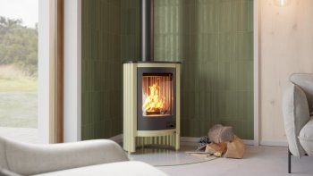 HS FLAMINGO krbová kamna MASTERFLAMME Piccolo I - olivová