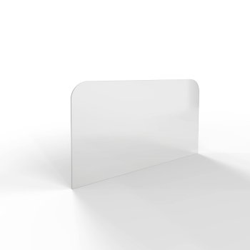 HS Flamingo sklo pod kamna - Oblouk 1100x600 mm / 2xR100 / 6 mm