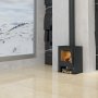 Krbová kamna BRONPI GIJÓN, 11 kW, černá