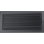 Krbová mřížka 22x45 BASIC grafitová s žaluzií