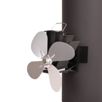 Ventilátor na kouřovod FLAMINGO čtyřlopatkový magnetický, stříbrný