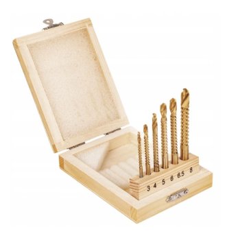 Kraft&Dele KD997 frézovací sada vrtáků 3-8mm 6ks