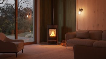 HS FLAMINGO krbová kamna MASTERFLAMME Medie I - šedá