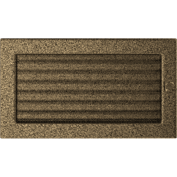 Krbová mřížka 17x30 BASIC staré zlato s žaluzií