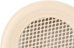 Krbová mřížka kulatá 160mm slonová kost