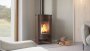 HS FLAMINGO krbová kamna MASTERFLAMME Medie I - hnědá - sametová