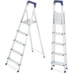 Schůdky pro domácnosti HIGHER S-1103, 4+1, pracovní výška 308 cm