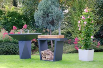 ARTISS Zahradní gril G1 BASIC Grafit s deskou z nerezové potravinářské oceli