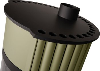 Krbová kamna MASTERFLAMME ® Grande II, olivová