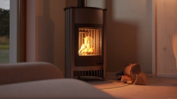 HS FLAMINGO krbová kamna MASTERFLAMME Grande I - šedá