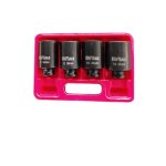Kraft&Dele KD11754 rázové hlavice 1/2" 6-úhlové 4ks