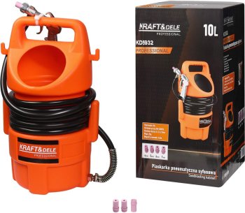 Pneumatická sifonová pískovačka KRAFT&DELE KD5932, 10 l
Typ
Určeno na
Hmotnost
Pracovní tlak
Objem nádržky
Průměr pro připojení hadice
Pneumatická sifonová pískovačka KRAFT&DELE KD5932, 10 l