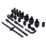 Kraft&Dele KD11758 Nástrčné rázové hlavice 3/4" 6-ti hran 26 ks