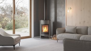 HS FLAMINGO krbová kamna MASTERFLAMME Grande I - šedá