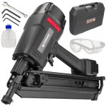 Pneumatická pásová hřebíkovačka POWERMAT PM-GP-80T PRO, 50–90 mm + kufr