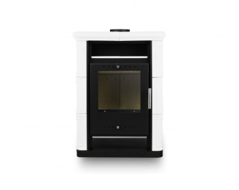 Kachlová kamna NORDflam ARTA, 6 kW, bílá