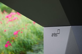 ARTISS Zahradní gril G2 Grafit s deskou z nerezové potravinářské oceli