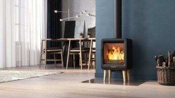 Krbová kamna NORDflam FLAM, 5 kW, černá