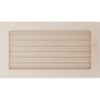 Krbová mřížka 17x30 BASIC krémová s žaluzií