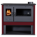 VICTORIA sporák na tuhá paliva Viki Lux - bordeaux