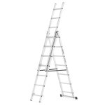 Univerzální hliníkový žebřík HIGHER I-6307, 3x7, pracovní výška 425 cm