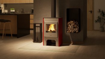 HS FLAMINGO krbová kamna ESPO III červená