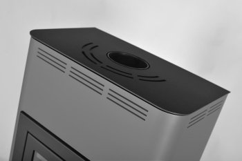 HS FLAMINGO krbová kamna AQUAFLAM 7 s výměníkem základní regulace šedá