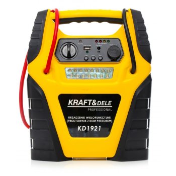 Kraft&Dele KD1921 startovací zdroj, kompresor, svítilna a nabíječka