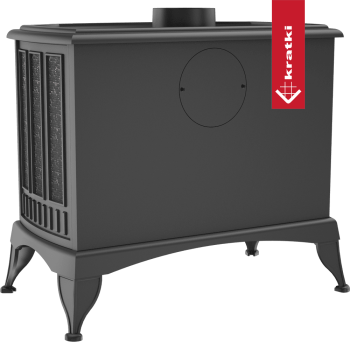 KRATKI krbová kamna KOZA K9 ASDP s automatickou regulací (130mm) - černá