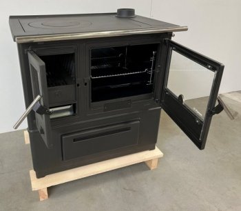 PLAMEN krbová kamna SLAVONAC N pravý - bílý